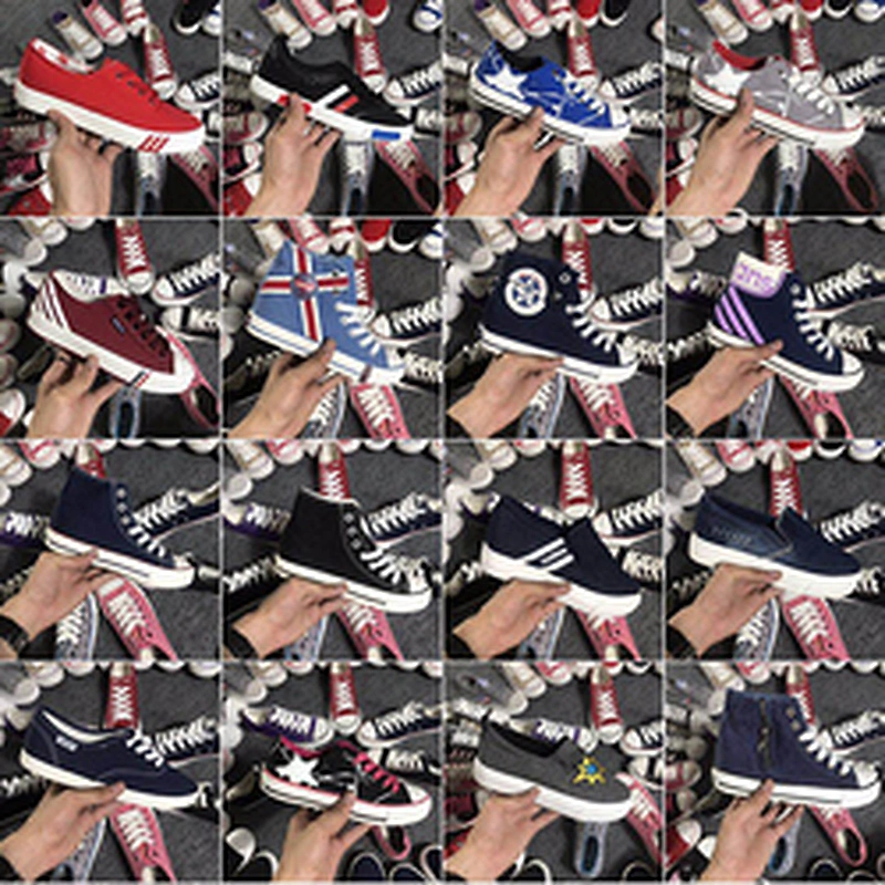women  vulcanized casual shoes canvas stock shoes