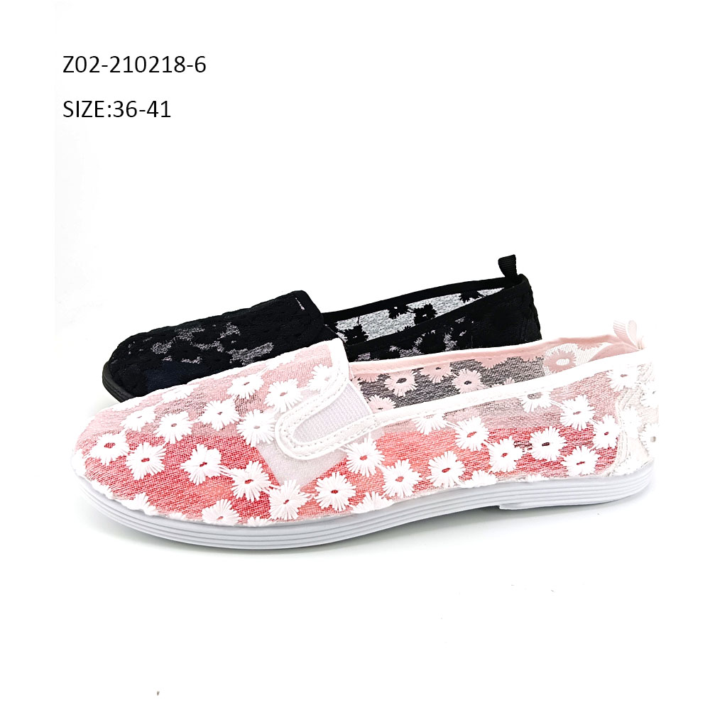 newest summer women's breathable flat shoes women's lace net shoes pure color fashion sports shoes