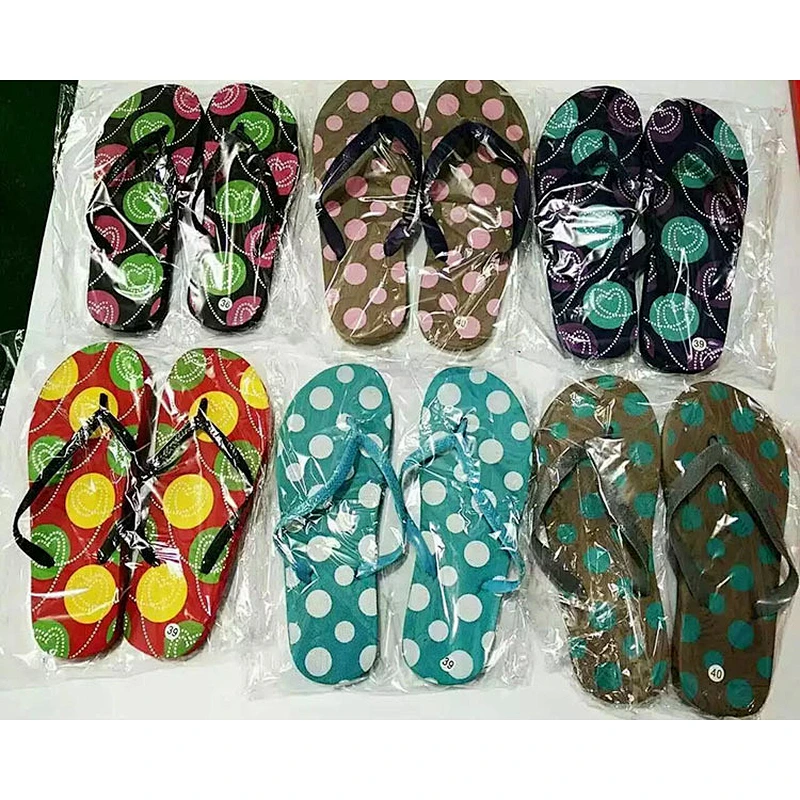 Wholesale Summer PVC Slipper Outdoor Beach Flip flops stock