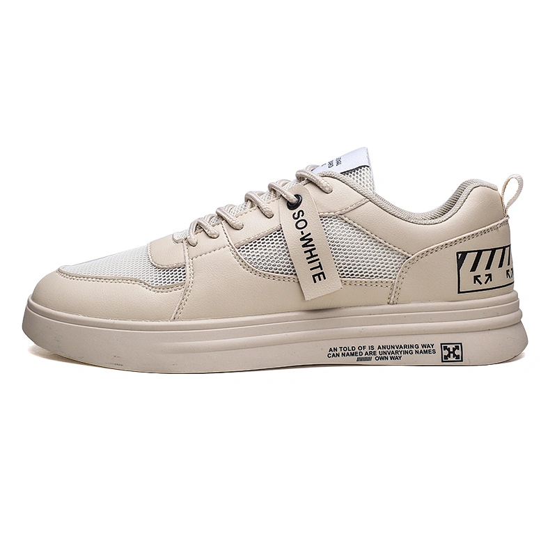 High Quality Fashion Men Leather Casual Shoes Sneaker Sport Running Board Shoes