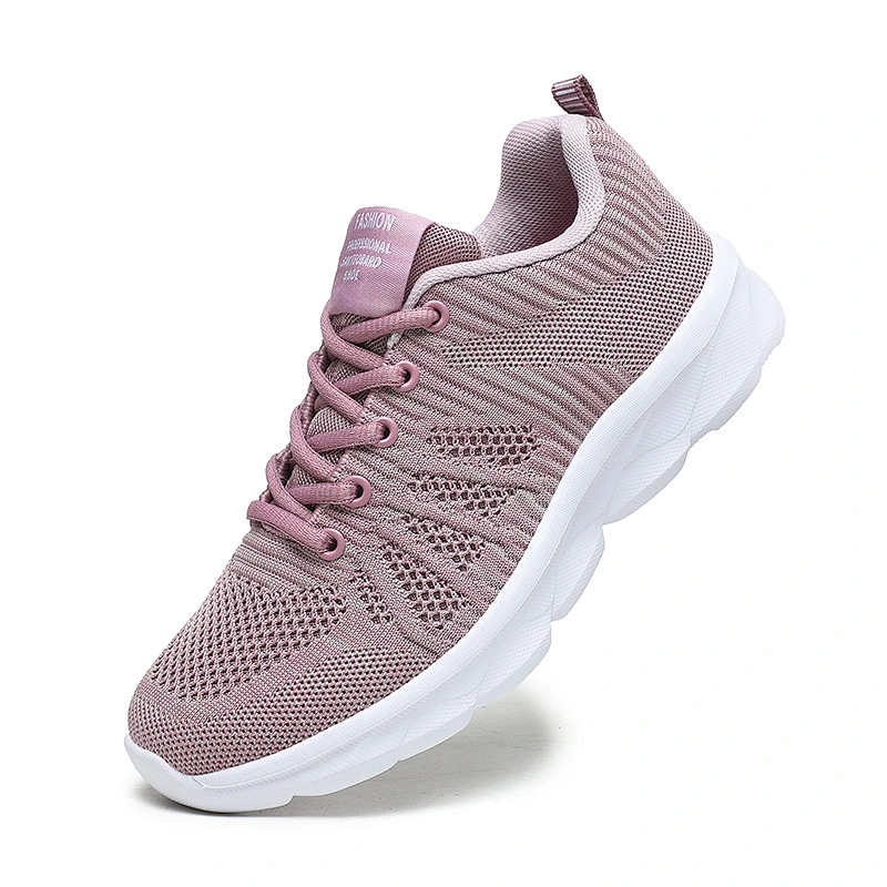 New arrival trend lace up women casual gym sports shoes lady tennis running sneaker shoes