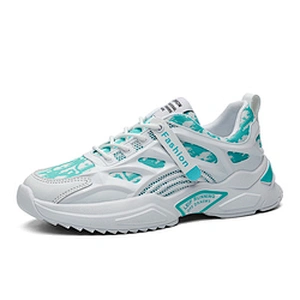 Breathable Fashion Men Lace up Casual Running Shoes Athletic Sneakers