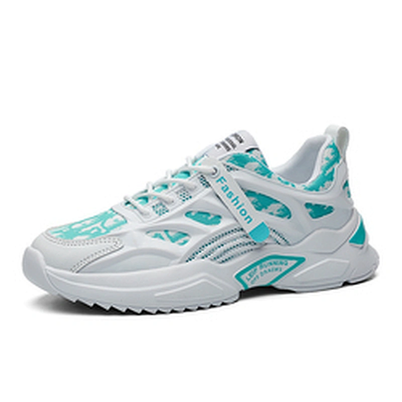 Breathable Fashion Men Lace up Casual Running Shoes Athletic Sneakers