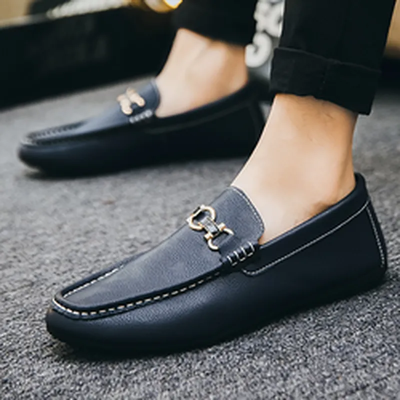 Men Slip on Loafers Shoes Casual Walking Driving Shoes