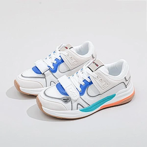 New college style sneaker women dad shoes retro buckle strap students casual running shoes