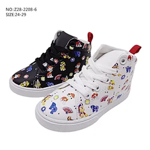 New Colorful Custom Children Low Cut Casual flat Shoes Injection School Sports board Shoes