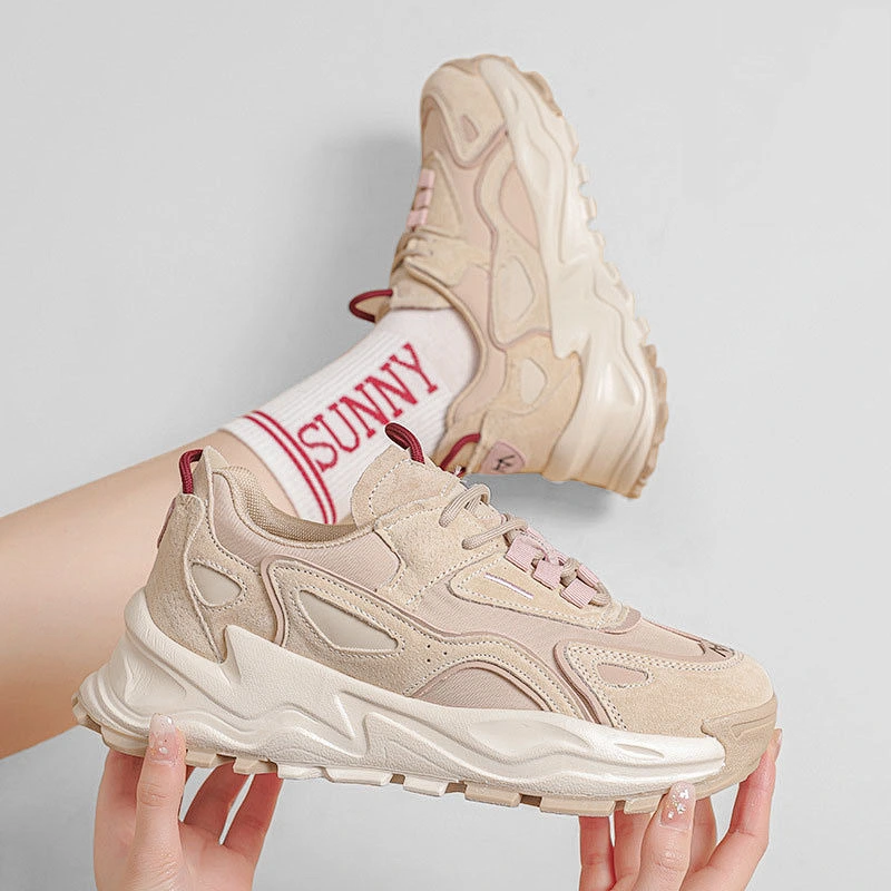 New Korean version platform sneakers women all match sports casual running fashion dad shoes