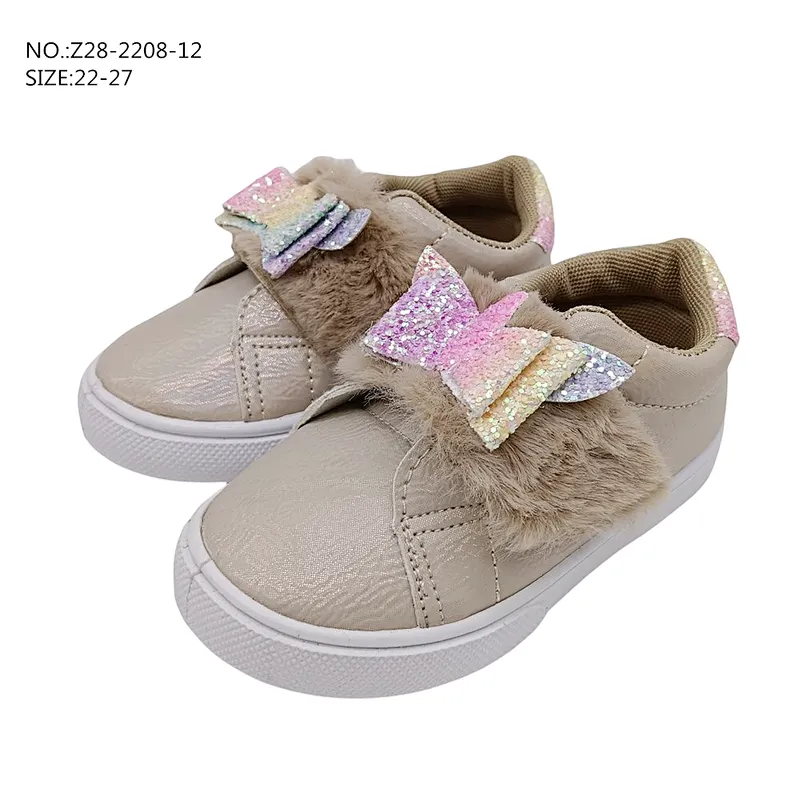 Good Quality Injection Kid Flat skate School Shoes Children Non-Slip Casual board Shoes