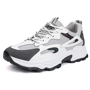 Men Casual Fashion Chunky Sneakers Lace Up Sport Walking Shoes