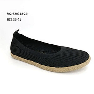 Cheap price injection women classic casual walking shoes ladies loafers flat shoes