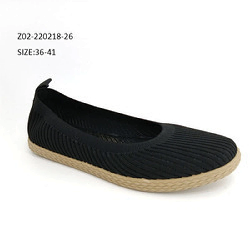 Cheap price injection women classic casual walking shoes ladies loafers flat shoes