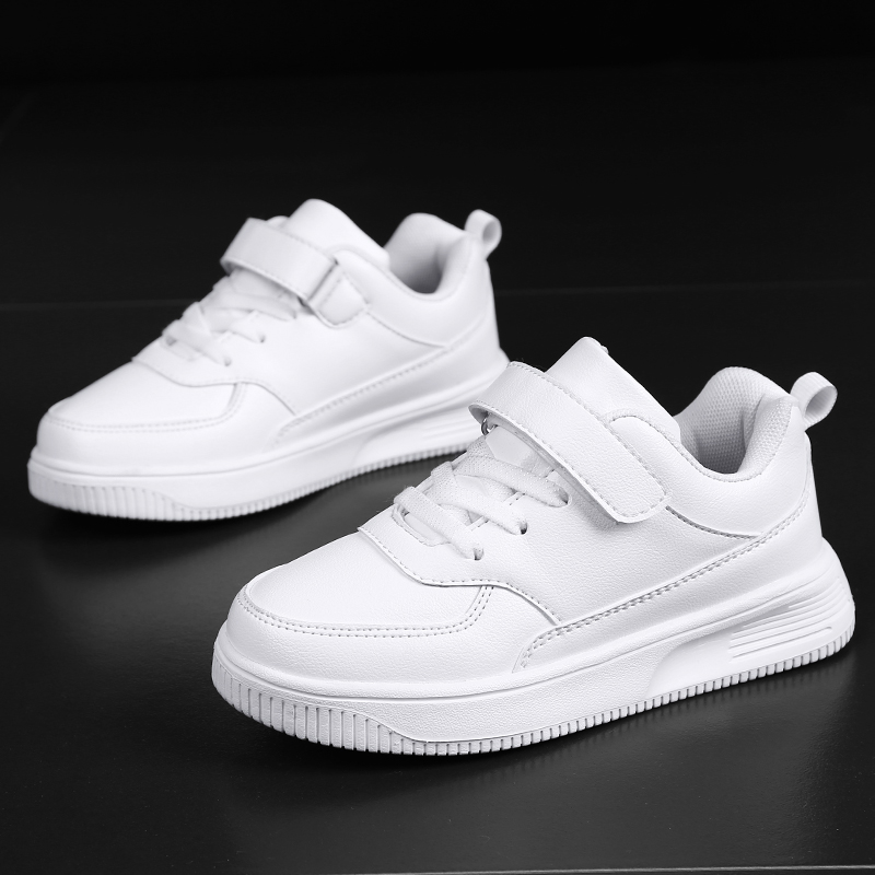 Hot Sale White School Shoes Kids Board Casual Sport Shoes Wholesale