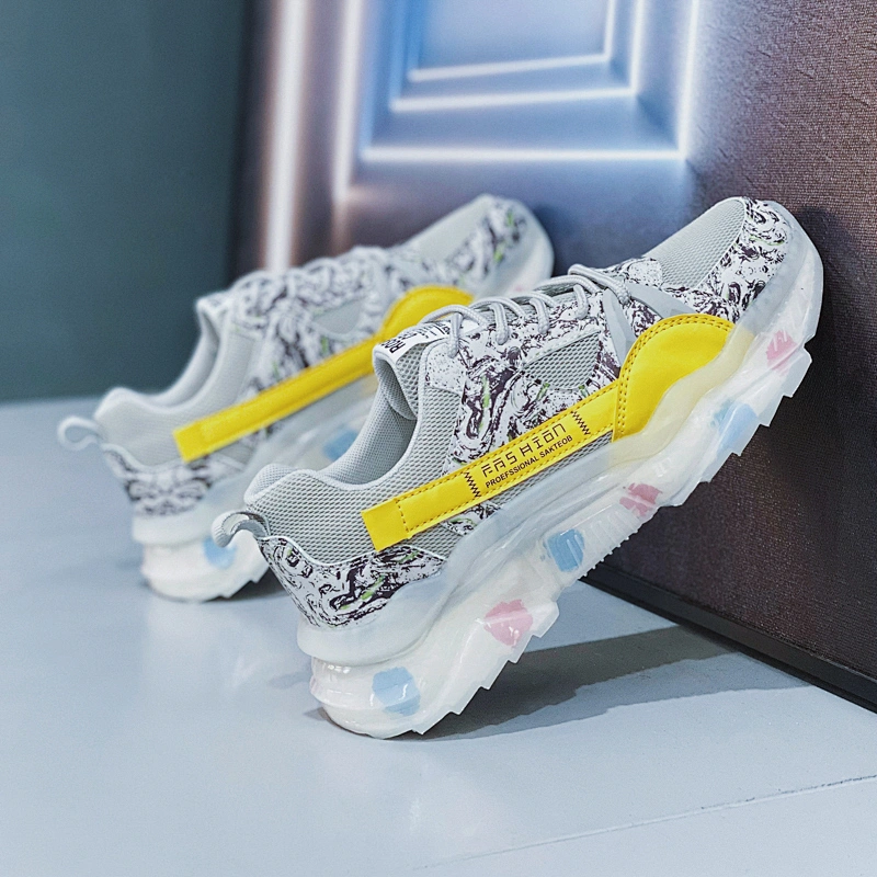 Hot selling chunky men sports athletic sneakers shoes casual dad shoes