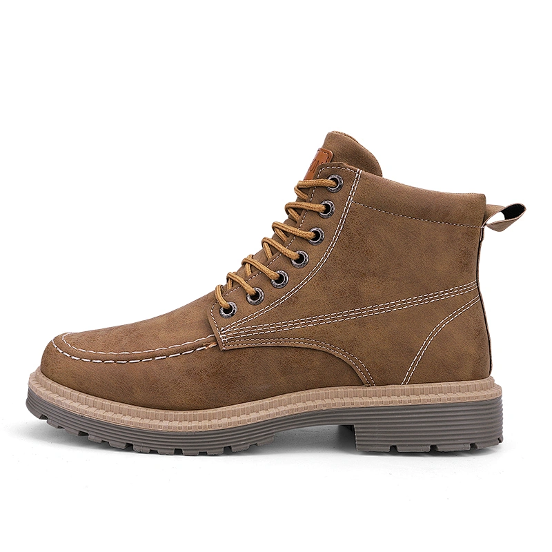 Men Safety Leather Shoes Army Boots New Design boot walking style shoes