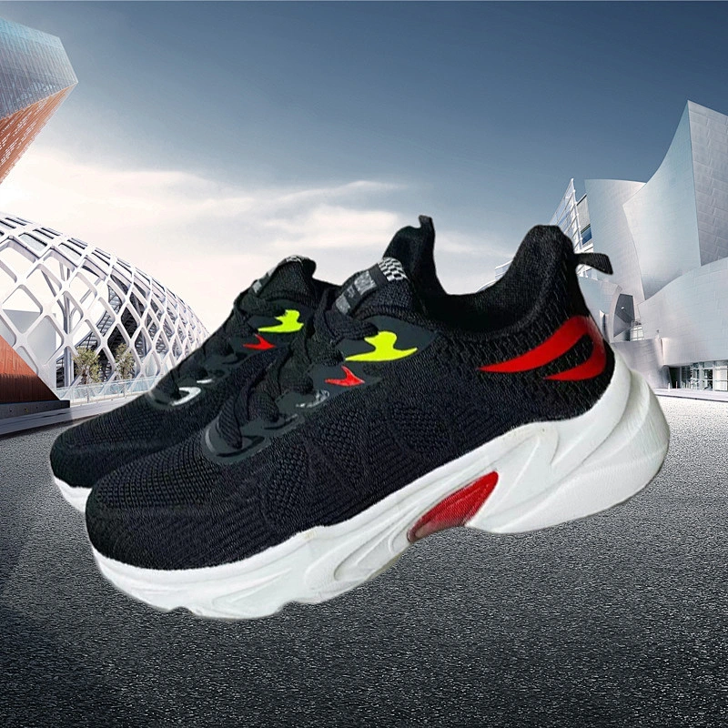 Fashionable Custom Men Casual Breathable Shoes Fly Weave Athletic Sports Running Shoes