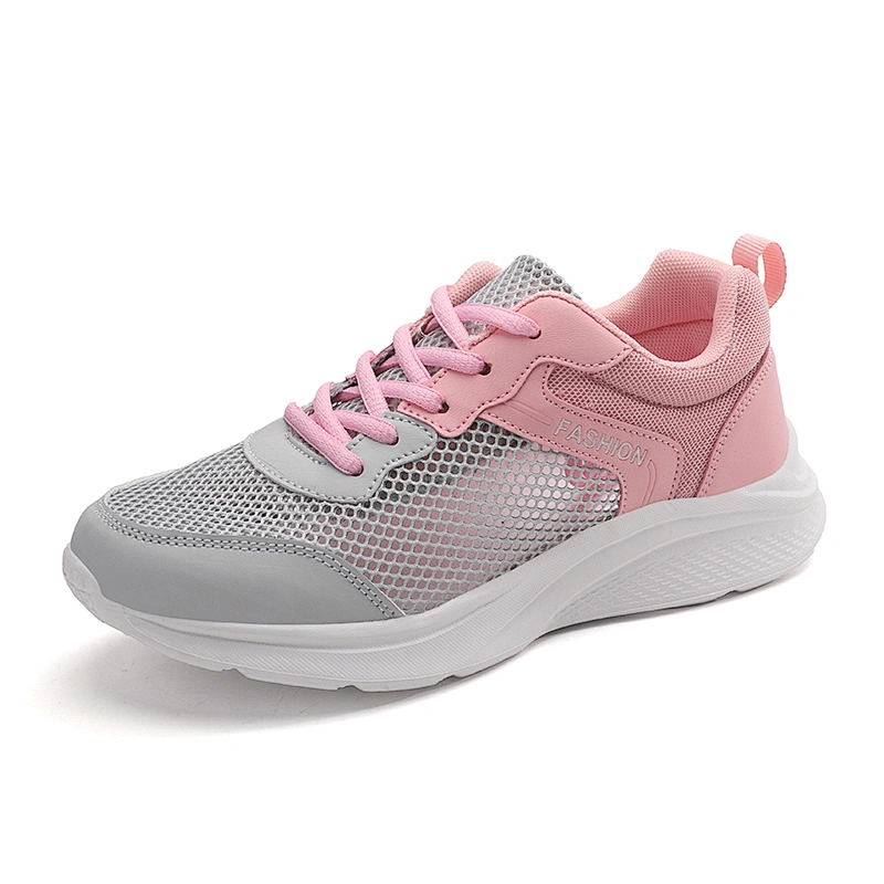 New Breathable fashion Ladies Fitness Walking Casual Shoes women Mesh running Sports Shoes