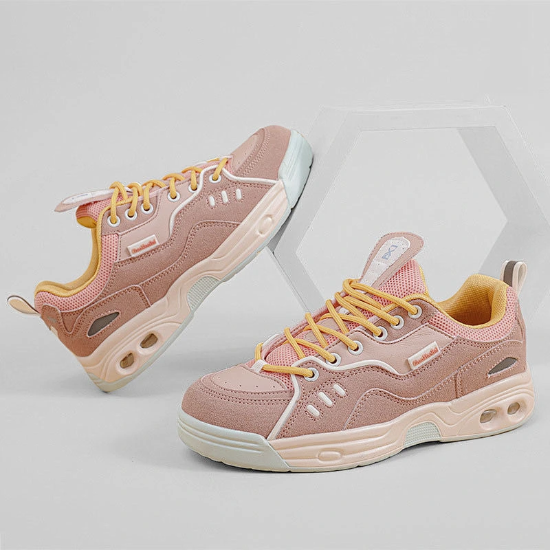 New Korean version thick soles women fashion dad shoes soft sports casual running shoes