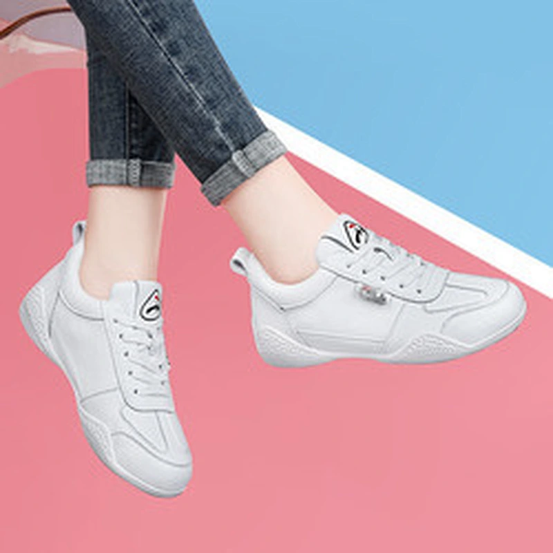 New fashionable thicken women sports shoes soft sole breathable casual sneaker shoes