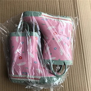 Mix design cheap fashion kids boots stock work safety rain boots stock shoe stock lots