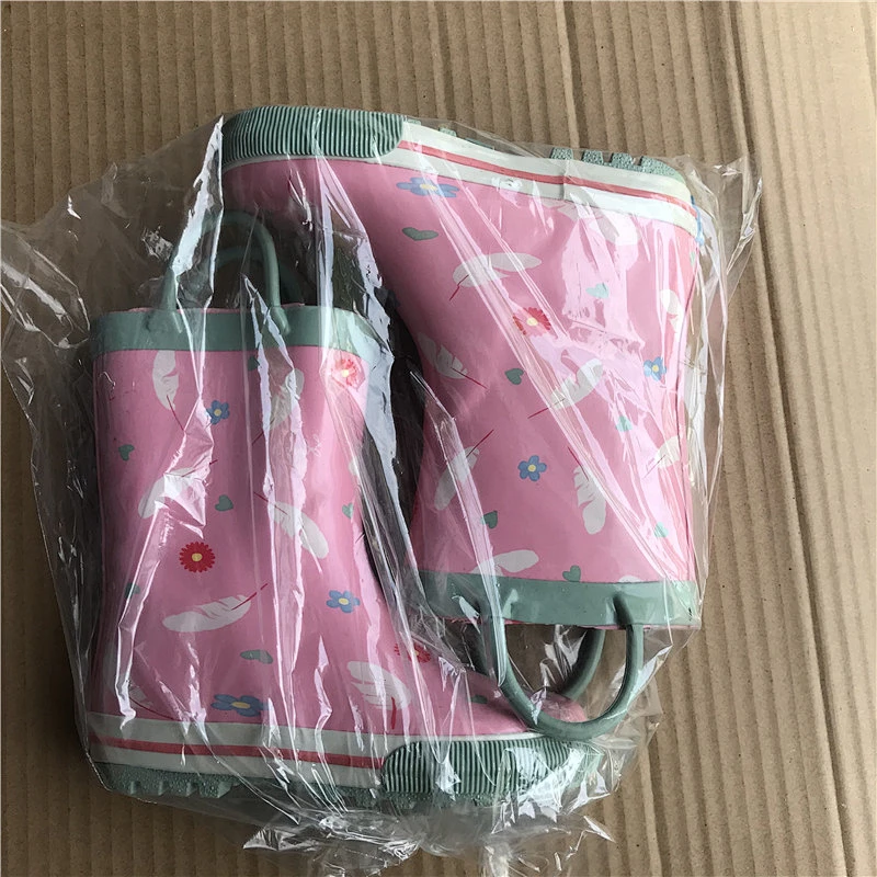 Mix design cheap fashion kids boots stock work safety rain boots stock shoe stock lots