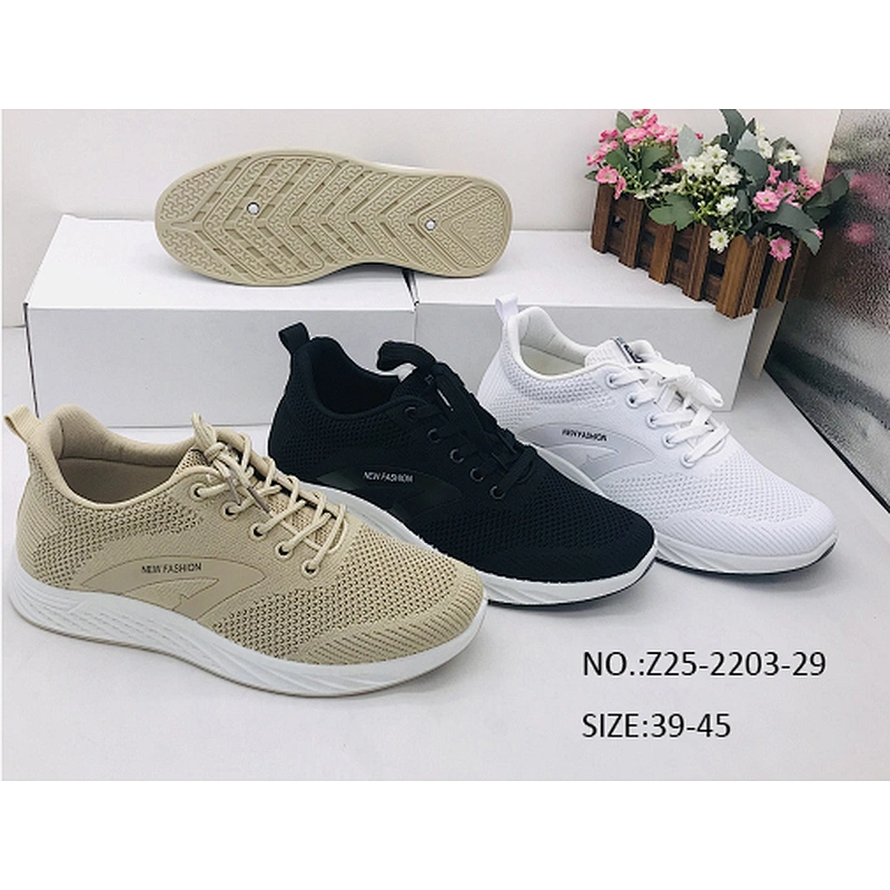 Hot Sale Fly knit Upper Injection Men Sneaker Shoes Casual Sports Running Shoes