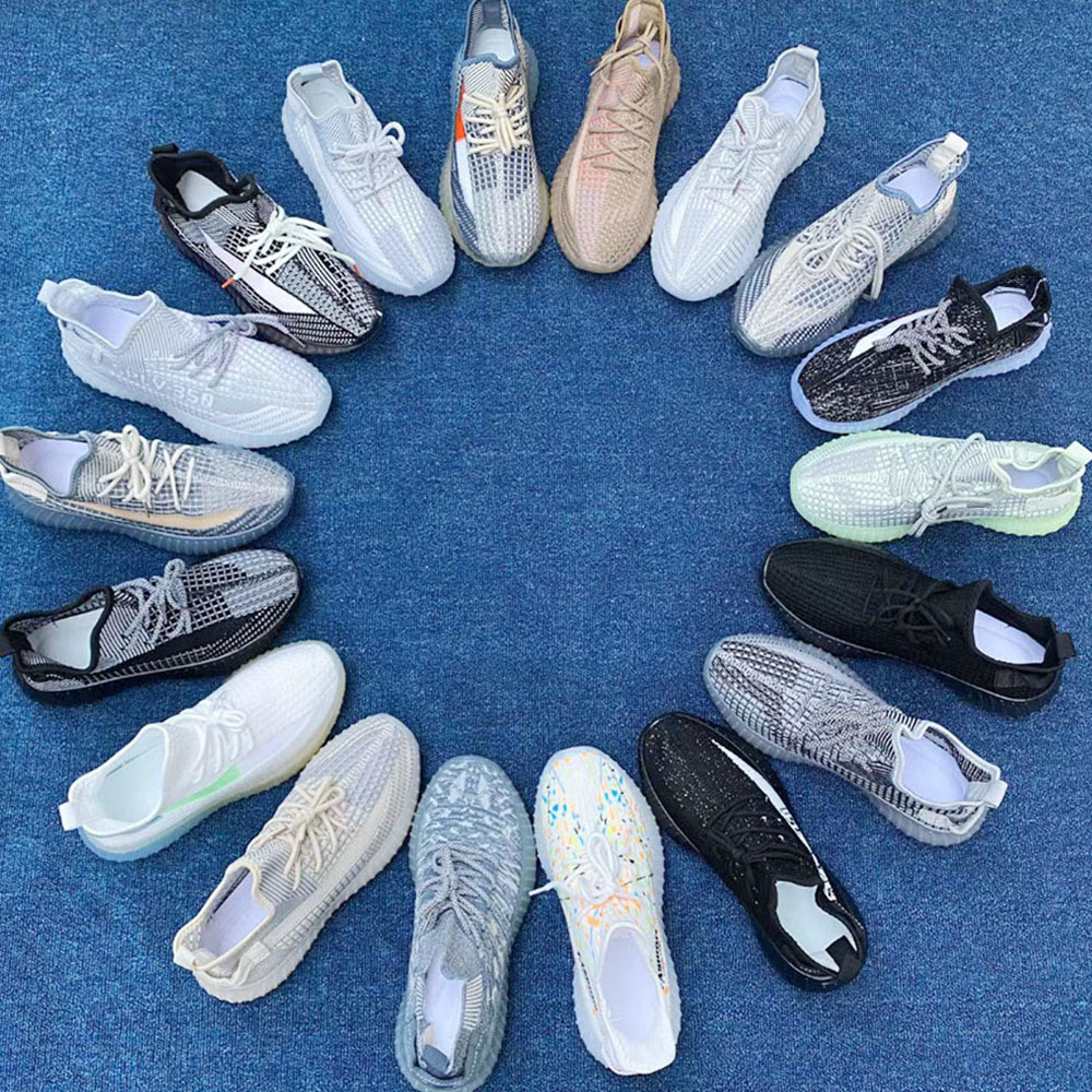 New  men stock shoes mixed style sports running sneaker shoes stock