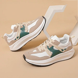 New height increasing all-match women running shoes women's retro platform casual sports shoes