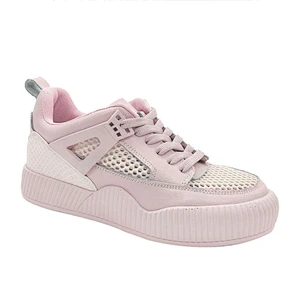 New style fashion women casual leather jogging shoes Casual walking style shoes