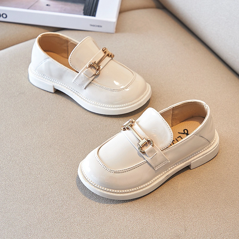 New Style Boys Slip on Loafers School Children Casual Dress Leather Shoes