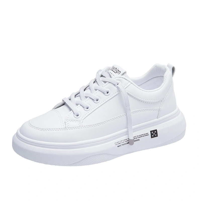 Hot Sale New women Lace-up Walking Shoes sports White women's Sneakers shoes