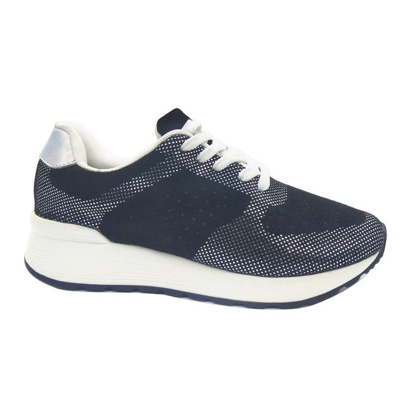 Latest design women casual suede leather shoes with customized