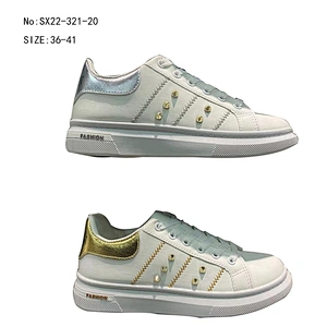 Custom Women Fashion Sneakers Low Top Tennis Shoes Lace up Flats Casual Walking Shoes