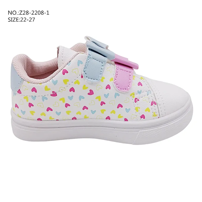New injection Magic Tape Kids flat Sneakers Children Casual School Board Shoes