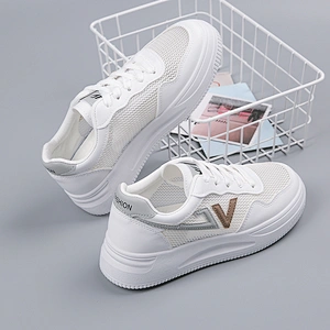 Women white shoes outdoor sport shoes Sneaker casual shoes stock