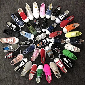 Mix design Children Casual Canvas Shoes Vulcanized Stock Shoes