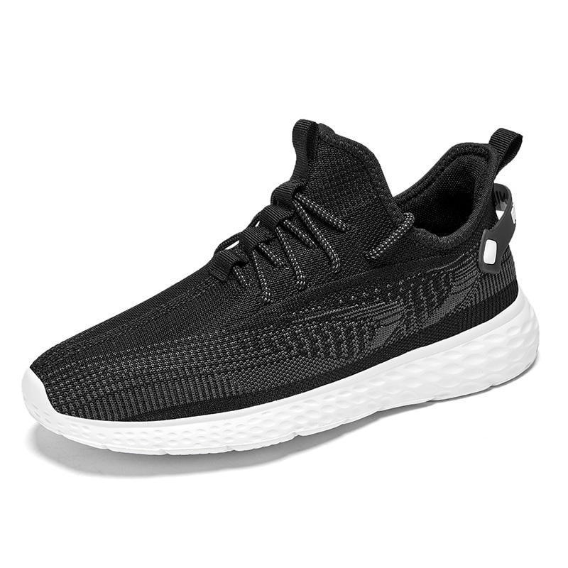 Latest Design Original big size Shoes Men fly knitting Sneakers Running Casual sports Shoes