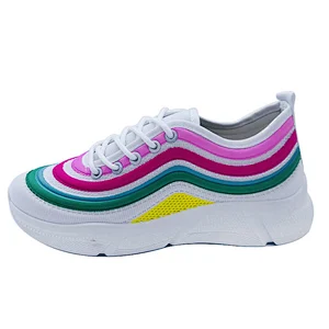 Custom lady pvc  injection shoes  women running shoes sneakers