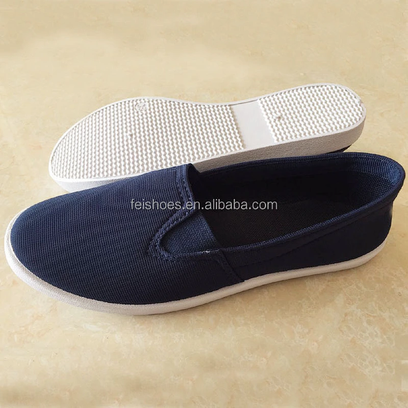 Hot sale customized ladies shoe slip on walking canvas shoes