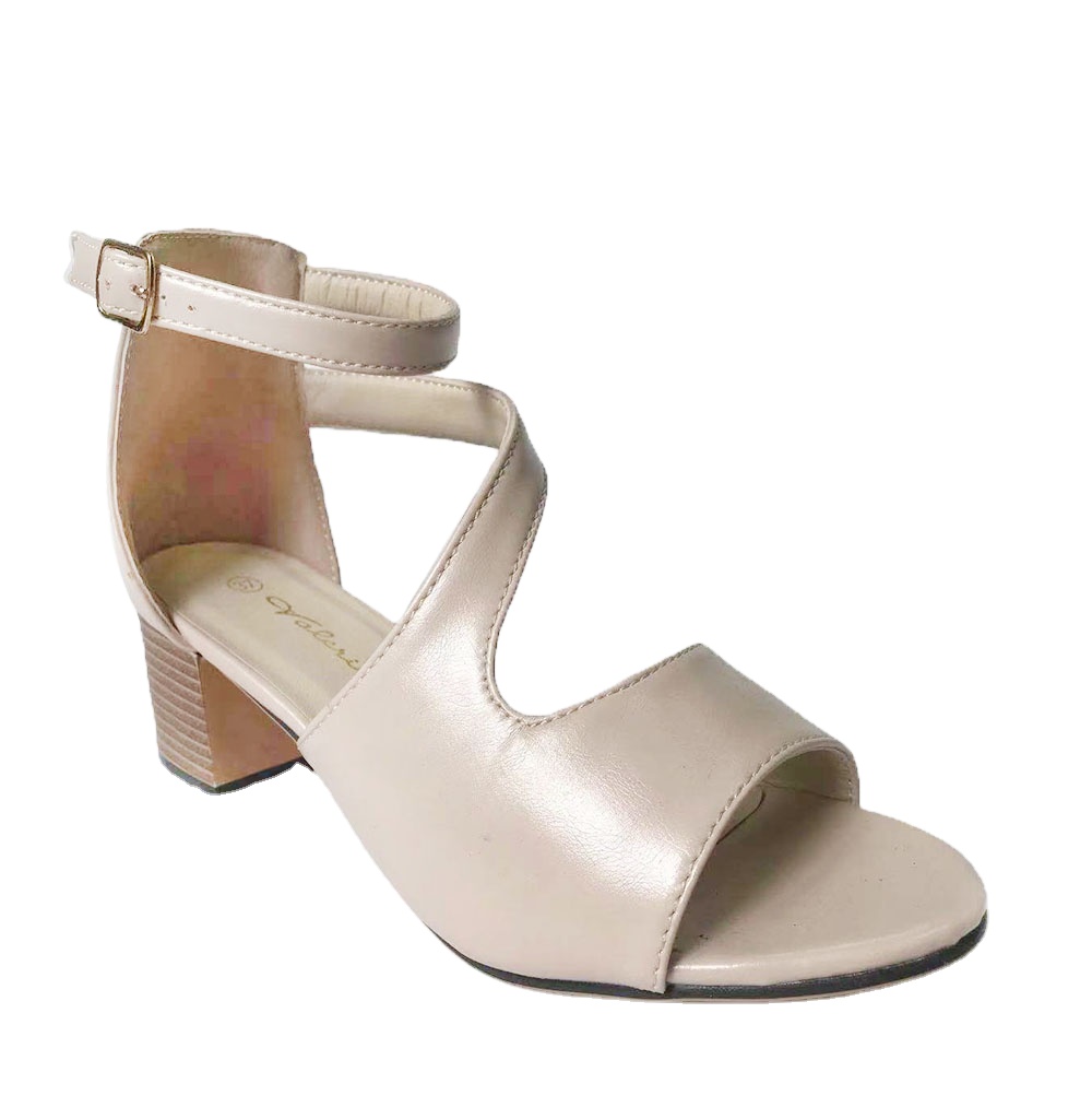 Factory OEM New design women low heel shoes women's wedge chunky heel sandals custom shoes