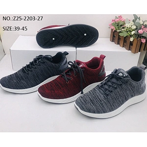 New Custom Injection Men Fly knit Sneakers Sports Shoes Comfortable Running Casual Shoes