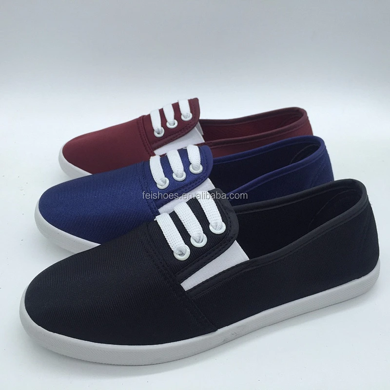 Cheap shoes custom   injection pvc women casual shoes canvas shoes