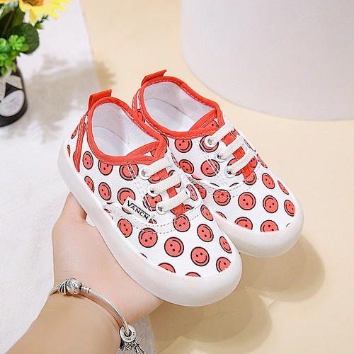 Comfortable baby children canvas trendy shoes kids School Casual Sneakers