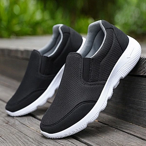 Wholesale Slip-On Casual Shoes Mesh sneakers for old people