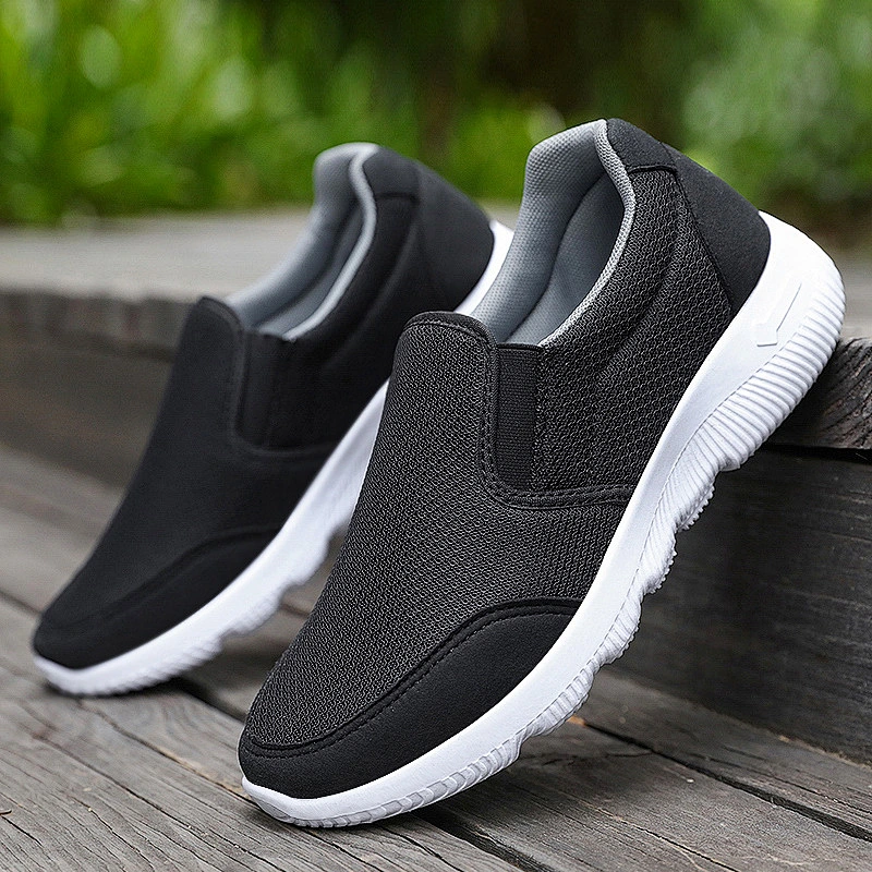 Wholesale Slip-On Casual Shoes Mesh sneakers for old people