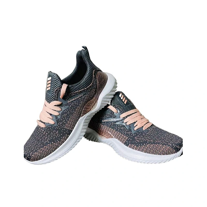 New Style Custom Women Fly Weave Sneakers Breathable Sports Running Casual Shoes
