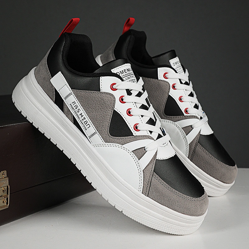 Men Low Top Skateboard Athletic Sneakers Casual Walking Shoes