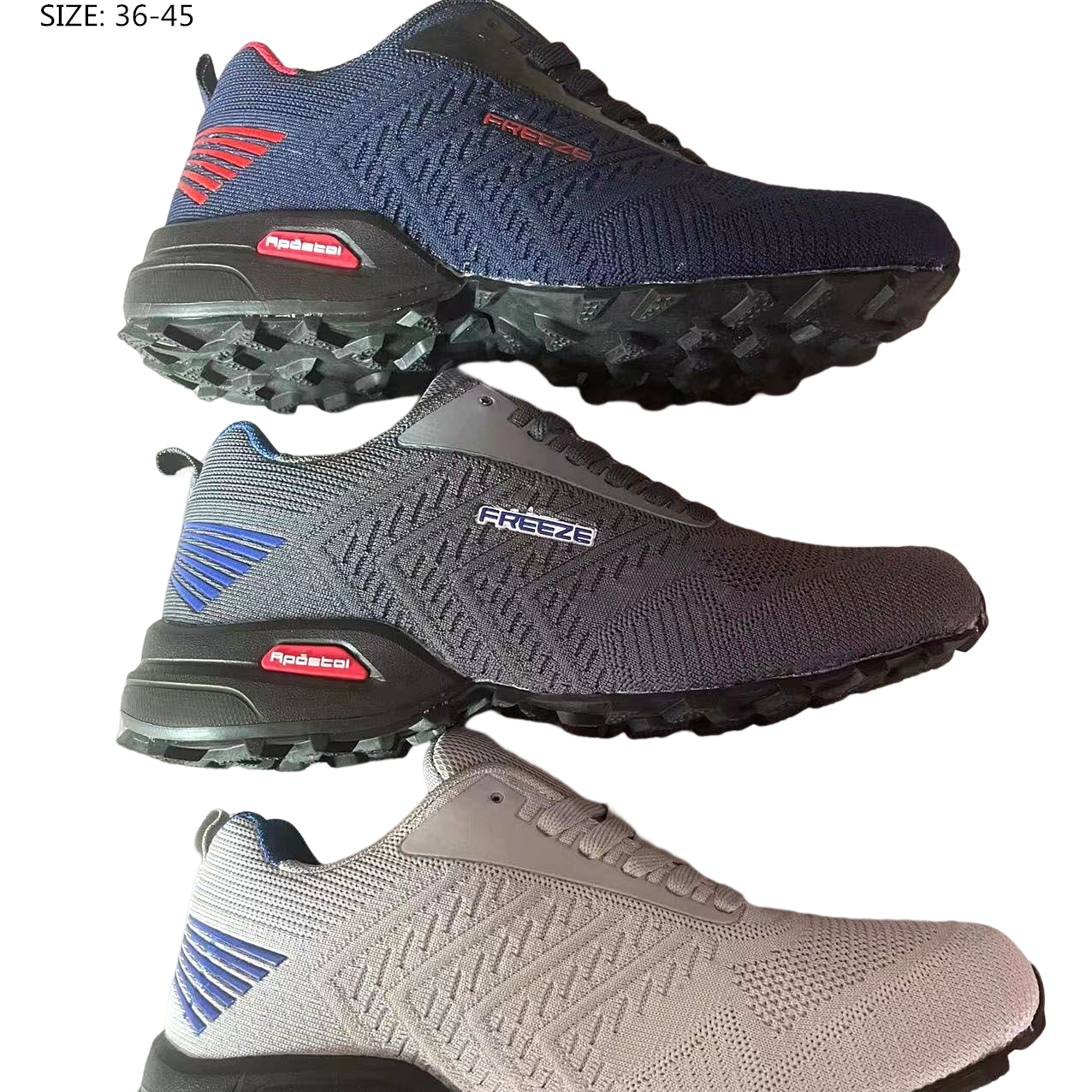China Factory Fashion Sneakers Breathable Casual Shoes Men Walking Sports Shoes