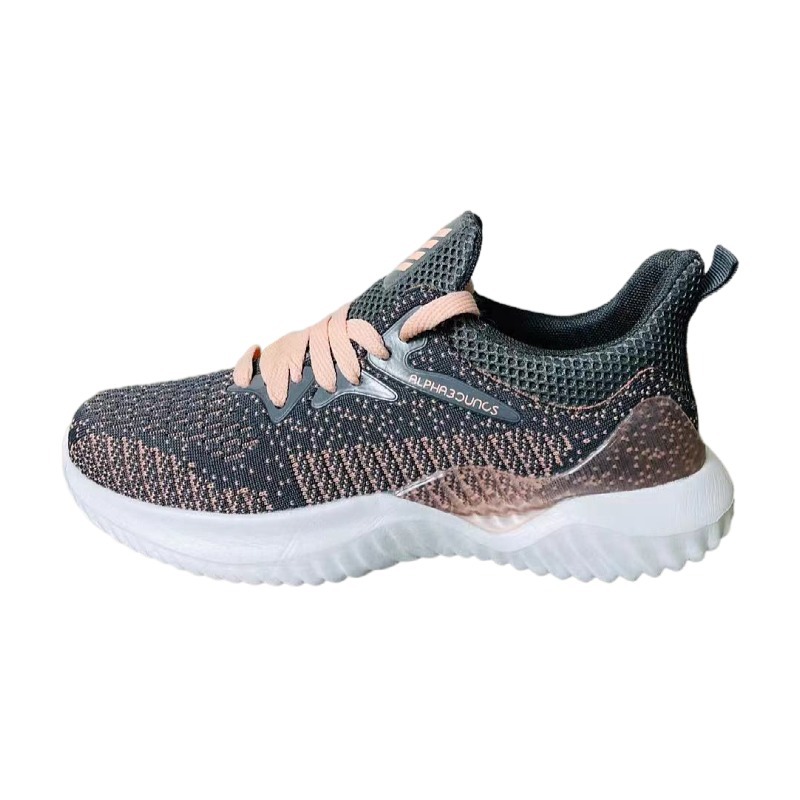 New Style Custom Women Fly Weave Sneakers Breathable Sports Running Casual Shoes