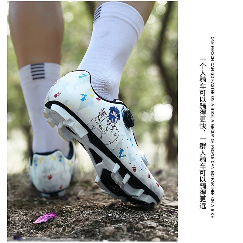 Men Outdoor Cycling Sneakers Racing Road Bicycle Shoes