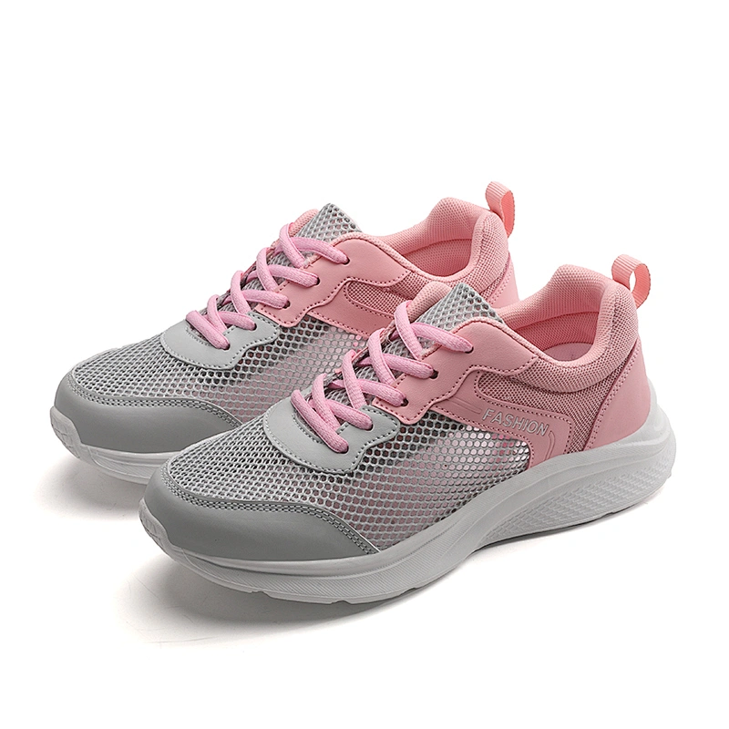 New Breathable fashion Ladies Fitness Walking Casual Shoes women Mesh running Sports Shoes